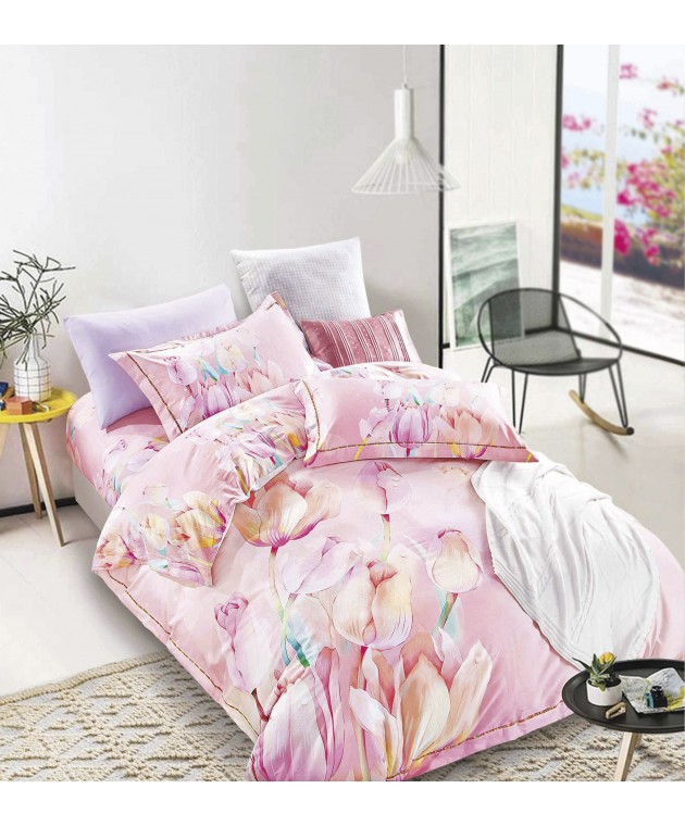 Σετ κουβερλί Υ/Δ (220X240) TULIP, RYTHMOS HOME