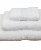 Πετσέτα προσώπου CLASSIC WHITE (50X100), VIOPROS Πετσέτες Mπάνιου