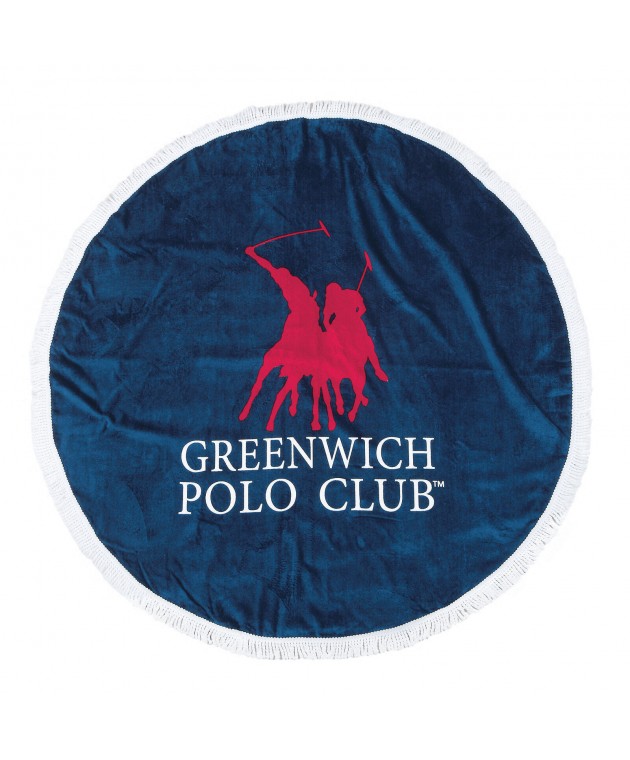 Πετσέτα θαλάσσης στρογγυλή Φ160 2824, GREENWICH POLO CLUB