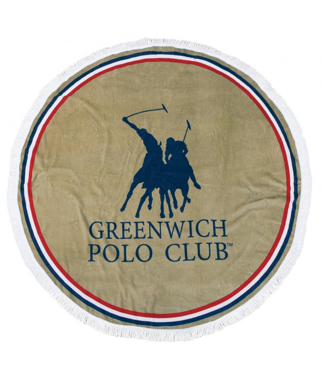 Πετσέτα θαλάσσης στρογγυλή Φ160 ESSENTIAL 2825, GREENWICH POLO CLUB