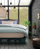 Σεντόνι μεμονωμένο μονό με λάστιχο (100Χ200+35) 1004, DAS HOME Μονά