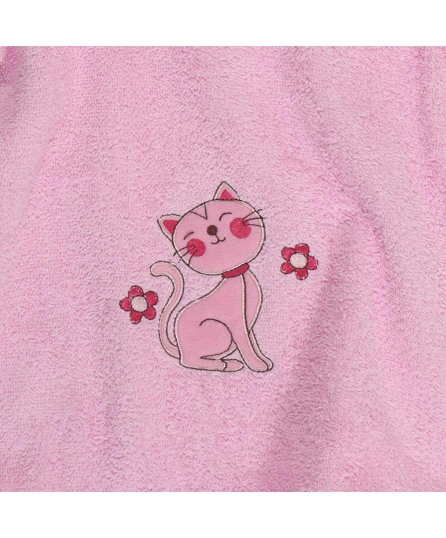 Πόντσο με κουκούλα (45Χ90) SMILE LINE EMBROIDERY 6541, DAS BABY Βρεφικά Μπουρνούζια