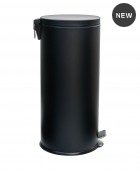 Κάδος απορριμμάτων (30L) 01-9120 CLASSIC BLACK MATT, ESTIA Κάδοι Απορριμάτων