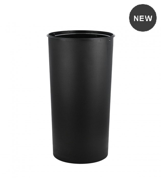 Κάδος απορριμμάτων (30L) 01-9120 CLASSIC BLACK MATT, ESTIA Κάδοι Απορριμάτων