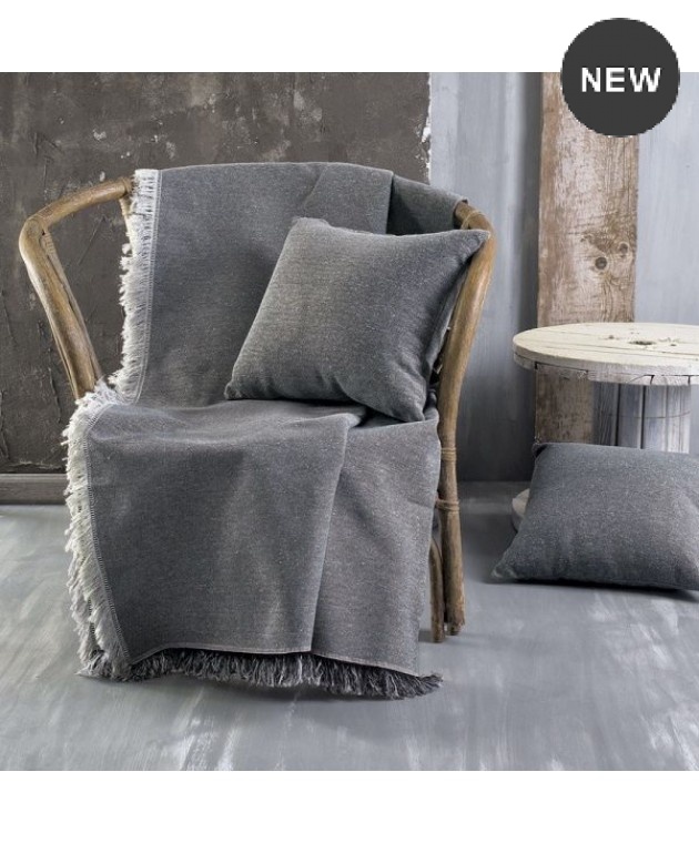 Ριχτάρι πολυθρόνας (160Χ180) MILLER GREY,  RYTHMOS HOME Ριχτάρια Καλοκαιρινά