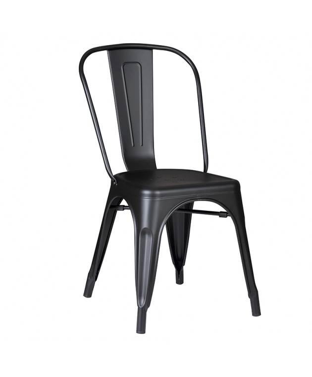 TEXAS ΚΑΡΕΚΛΑ ΜΑΥΡΗ ΜΑΤ ΜΕΤΑΛΛΙΚΗ Καρέκλες