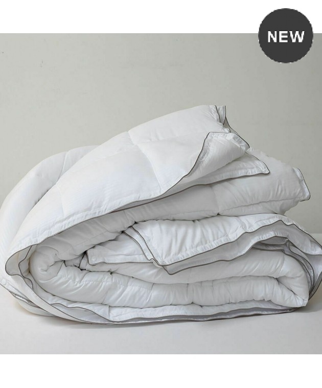 Πάπλωμα μονό 4 Εποχών (160Χ240) SATIN STRIPE, MELINEN Παπλώματα Λευκά