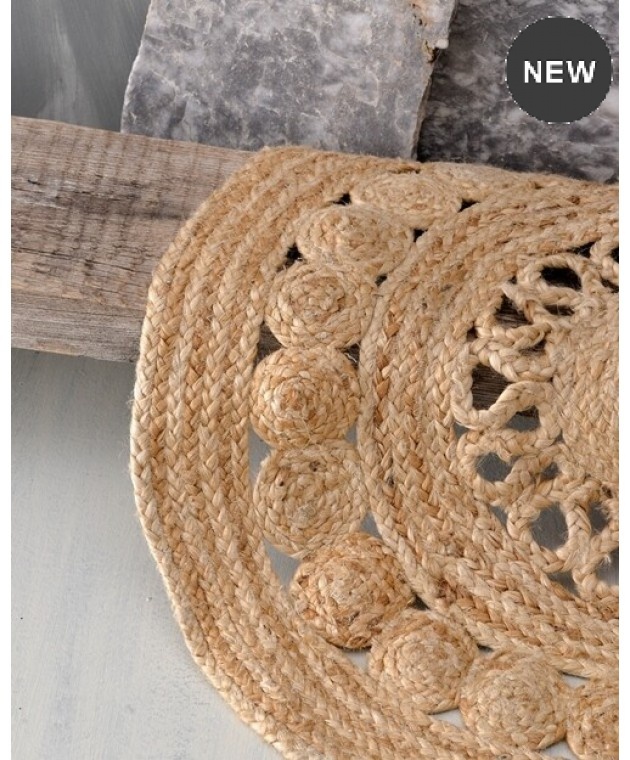 Χαλάκι (120cm) COUGAR BEIGE, RYTHMOS HOME Καλοκαιρινά Χαλιά