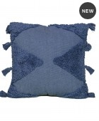 Διακοσμητική μαξιλαροθήκη (45Χ45) ALFIE BLUE, PALAMAIKI Διακοσμητικά Mαξιλάρια Καναπέ