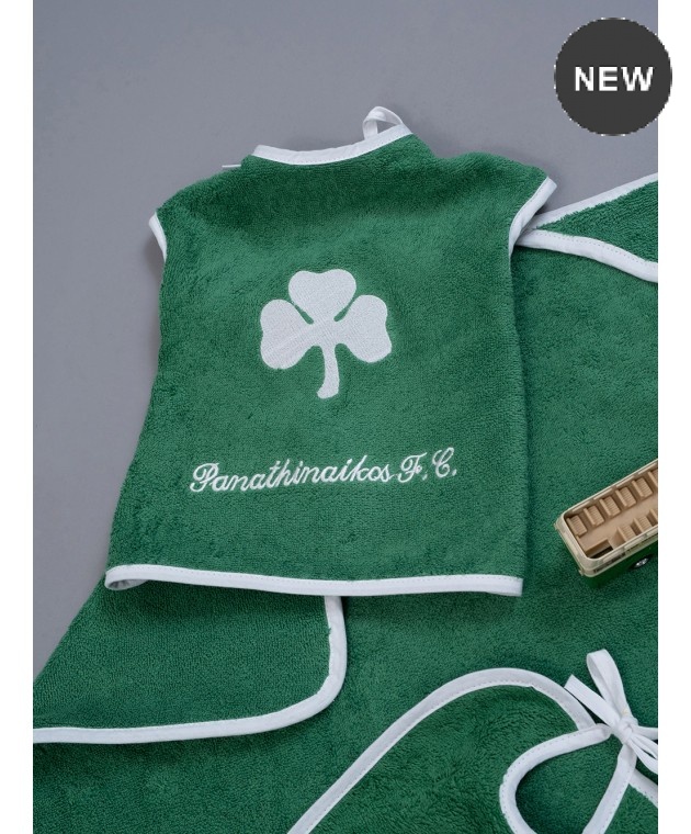 Σετ λουτρού 3 τεμ. PANATHINAIKOS BABY BLOCK, PALAMAIKI Βρεφικές Κάπες