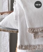 Ριχτάρι πολυθρόνας (160Χ180) DIVINE ECRU, RYTHMOS HOME Ριχτάρια Καλοκαιρινά