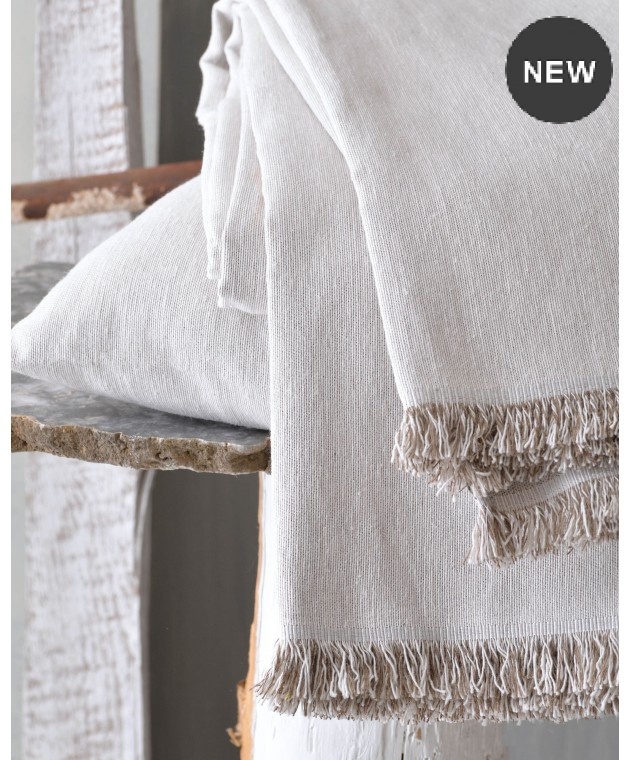 Ριχτάρι πολυθρόνας (160Χ180) DIVINE ECRU, RYTHMOS HOME Ριχτάρια Καλοκαιρινά