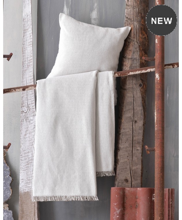 Ριχτάρι πολυθρόνας (160Χ180) DIVINE ECRU, RYTHMOS HOME Ριχτάρια Καλοκαιρινά