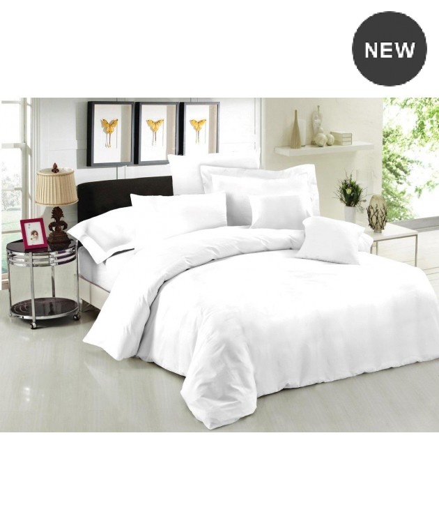 Σετ μαξιλαροθήκες (50Χ70) DYED POLYCOTTON WHITE, LE BLANC