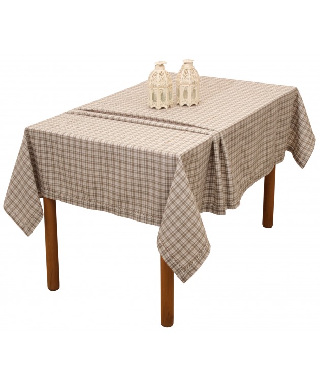 Τραπεζομάντηλο 3820 BEIGE (140Χ180), VIOPROS