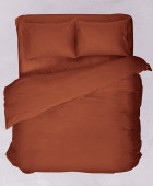 Σεντόνι μεμονωμένο Υ/Δ με λάστιχο (160Χ200+25) BASIC TERRACOTTA, VIOPROS Σεντόνια μεμονωμένα με Λάστιχο