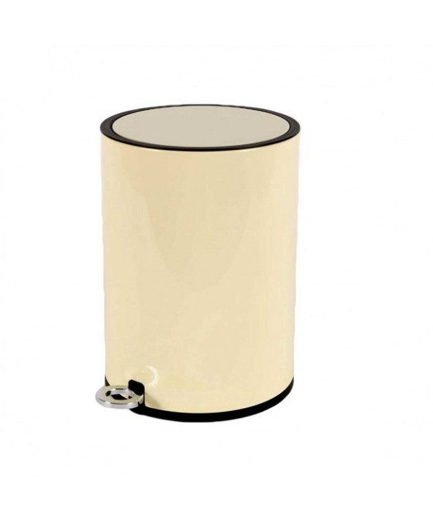 Καλάθι απορριμμάτων ανοξείδωτο SOFT BEIGE 767002 (6LT), MARVA S.A. Καλάθια Αποριμμάτων