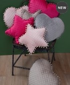 Διακοσμητικό μαξιλάρι (40Χ38) ELWIN HEART BEIGE, PALAMAIKI Παιδικά Διακοσμητικά Μαξιλάρια