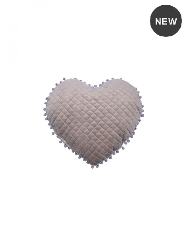 Διακοσμητικό μαξιλάρι (40Χ38) ELWIN HEART BEIGE, PALAMAIKI Παιδικά Διακοσμητικά Μαξιλάρια