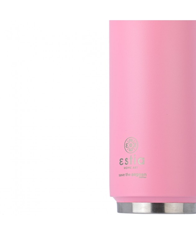 ΘΕΡΜΟΣ COFFEE CUP SAVE THE AEGEAN 500ml BABY PINK 01-10317, ESTIA ΟΙΚΙΑΚΑ