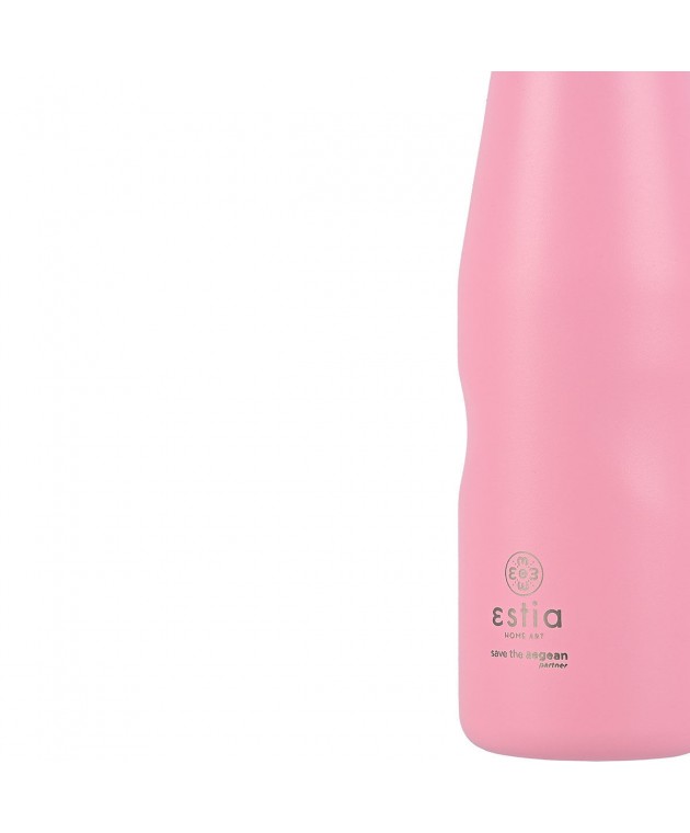 ΘΕΡΜΟΣ TRAVEL FLASK SAVE THE AEGEAN 500ml BABY PINK 01-7812, ESTIA ΟΙΚΙΑΚΑ