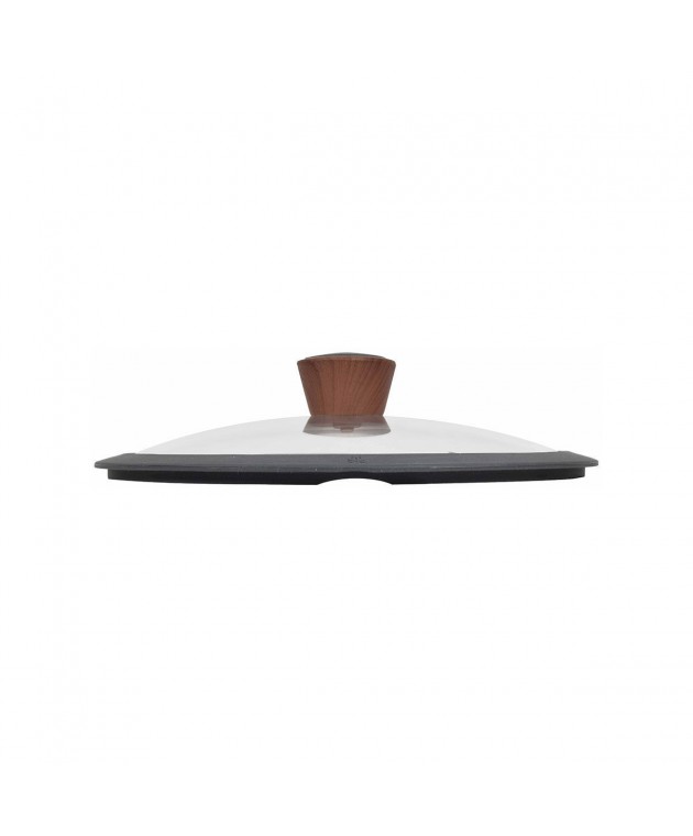 ΚΑΠΑΚΙ STONE ΓΥΑΛΙΝΟ ΠΥΡΑΝΤΟΧΟ (26cm) 01-2152, ESTIA Κατσαρόλες