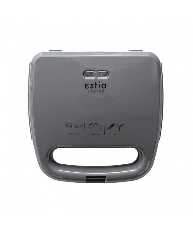 ΤΟΣΤΙΕΡΑ AROMA GREY 2 ΘΕΣΕΩΝ 750w ΓΚΡΙ 06-10010, ESTIA ΟΙΚΙΑΚΑ