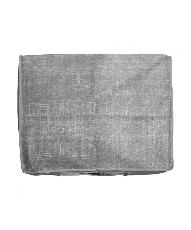 ΘΗΚΗ ΑΠΟΘΗΚΕΥΣΗΣ LINEN ΥΦΑΣΜΑΤΙΝΗ 60x45x30cm 03-5719 Οικιακά Είδη