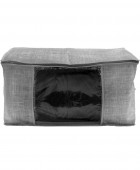 ΘΗΚΗ ΑΠΟΘΗΚΕΥΣΗΣ LINEN ΥΦΑΣΜΑΤΙΝΗ 60x45x30cm 03-5719 Οικιακά Είδη