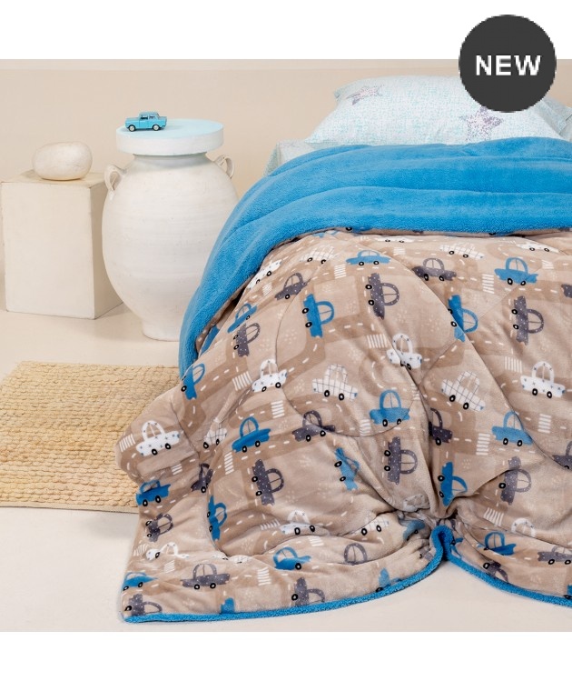 Κουβέρτα fleece παιδική (160Χ220) STARITO SKY, MELINEN Κουβέρτες Fleece