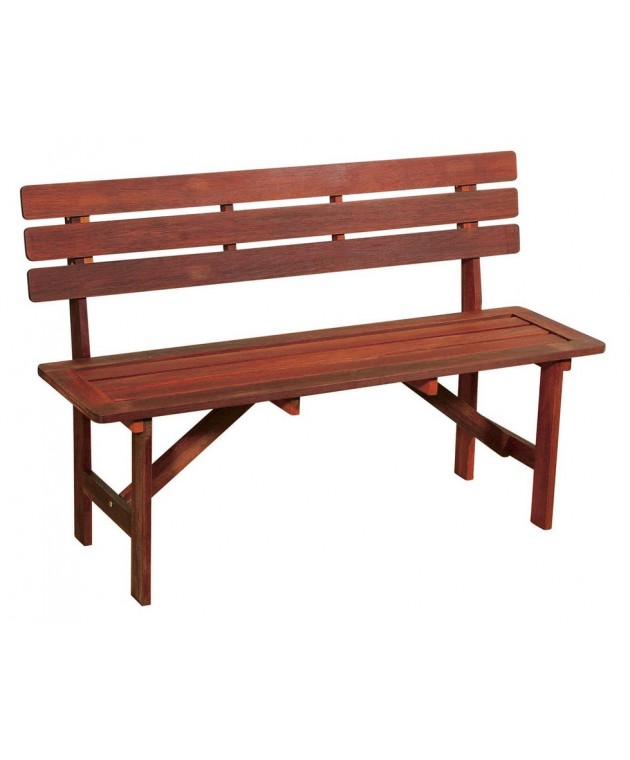 Ξύλινο Παγκάκι ,120 x 46 x 79(h)cm ,Red Shorea 203472, LIANOS Καναπέδες