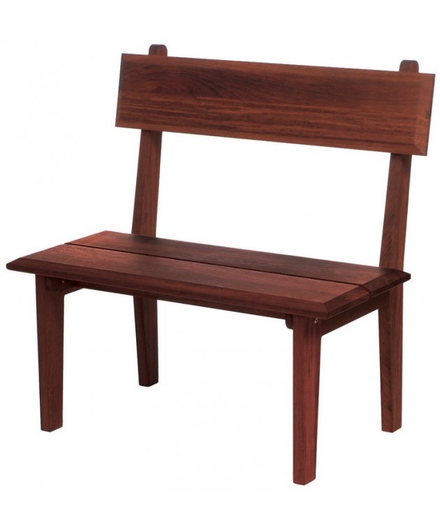 Ξύλινο Παγκάκι 3 Θέσεων ,89 x 55 x 89(h)cm ,Kwilla HERON BACK BENCH, LIANOS Καναπέδες