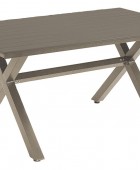 Τραπεζαρία Pollywood Με Σκελετό Αλουμινίου Σέτ 5 Τεμαχίων (150x90x 74(H)cm 