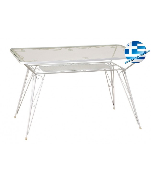 Αγαλβάνιστο Παραλ/μο Τραπέζι Μασίφ (140 x 70cm) 3770, LIANOS  Μεταλλικά