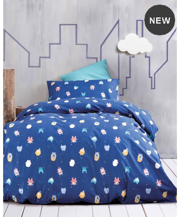 Σετ μαξιλαροθήκες παιδικές (50Χ70) BUSTERS, RYTHMOS HOME  Παιδικές Μαξιλαροθήκες