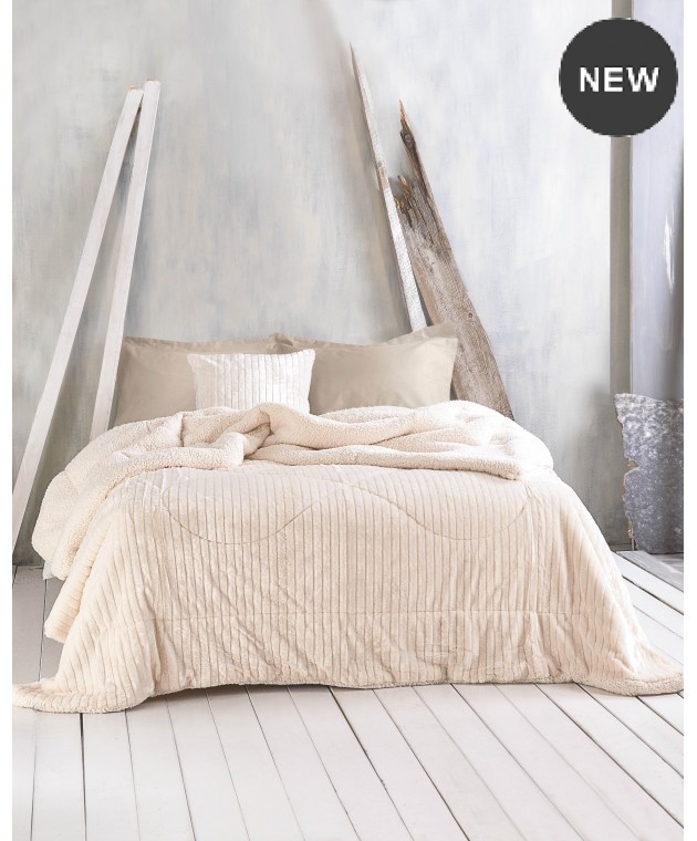 Διακοσμητική μαξιλαροθήκη (50Χ50) SHABBY ECRU, RYTHMOS HOME  Μαξιλαροθήκες Μονόχρωμες