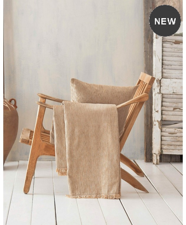Ριχτάρι τετραθέσιου (180Χ330) KIDAL DARK BEIGE, RYTHMOS HOME  Ριχτάρια