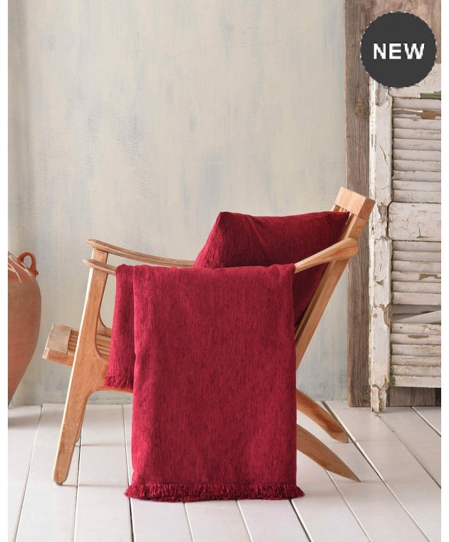 Διακοσμητική μαξιλαροθήκη (40Χ40) KIDAL BORDEAUX, RYTHMOS HOME  Διακοσμητικά Mαξιλάρια Καναπέ