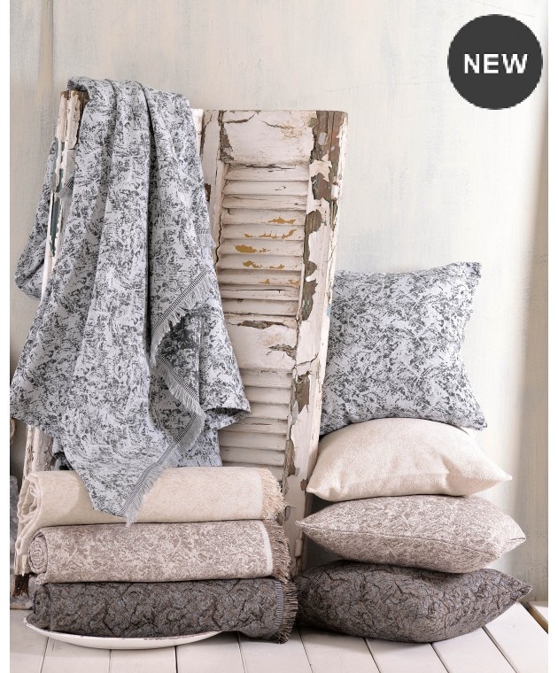 Ριχτάρι πολυθρόνας (160Χ180) XAVIERA BEIGE, RYTHMOS HOME  Ριχτάρια