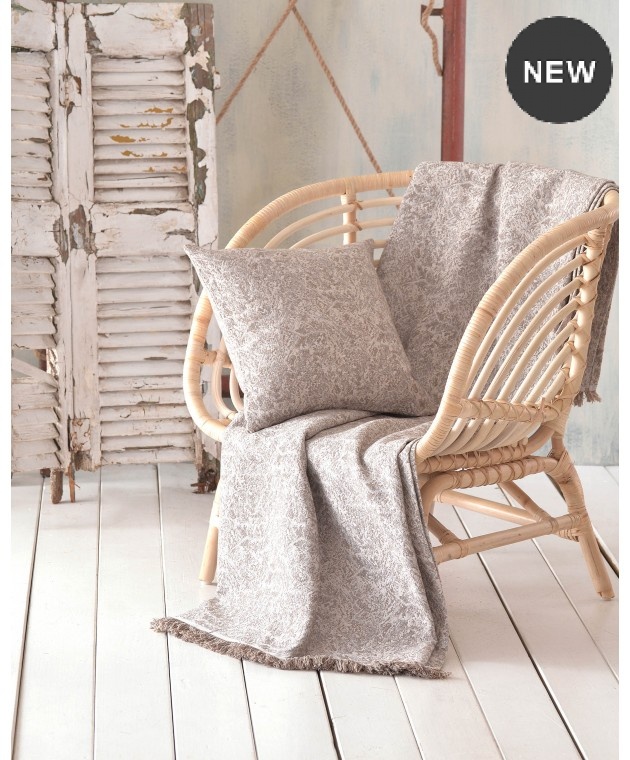 Ριχτάρι τριθέσιου (180Χ280) XAVIERA BEIGE, RYTHMOS HOME  Ριχτάρια