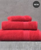 Πετσέτα μπάνιου (100Χ150) ILLUSION RED, RYTHMOS HOME  Πετσέτες Mπάνιου