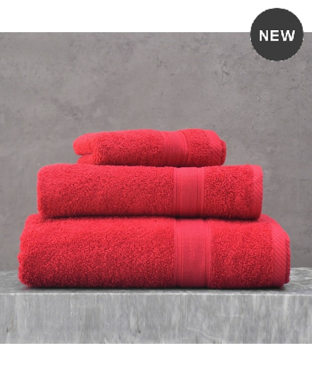 Πετσέτα μπάνιου (100Χ150) ILLUSION RED, RYTHMOS HOME  Πετσέτες Mπάνιου