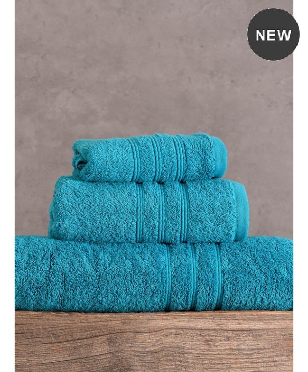 Σετ πετσέτες 5 τεμ. ARIA 05 PETROL, RYTHMOS HOME  Πετσέτες Mπάνιου