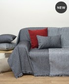 Ριχτάρι πολυθρόνας (180Χ150) 1440 GREY, ANNA RISKA Ριχτάρια Χειμωνιάτικα