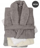 Μπουρνούζι με γιακά (S) SPA GREY, ANNA RISKA ΜΠΑΝΙΟ