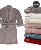 Μπουρνούζι με γιακά (S) SPA GREY, ANNA RISKA ΜΠΑΝΙΟ