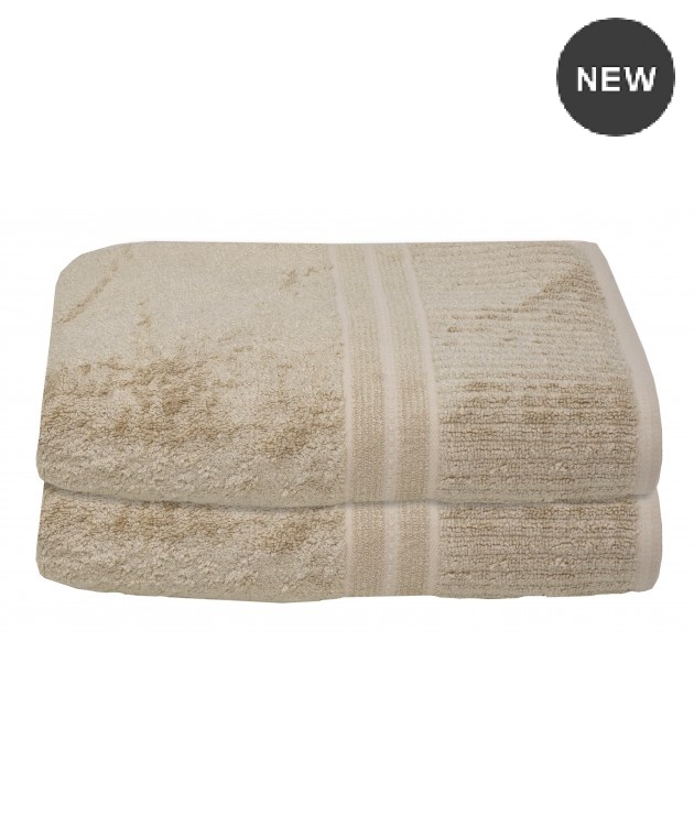 Πετσέτα χεριών (30Χ50) MODAL 1 BEIGE, ANNA RISKA Πετσέτες Mπάνιου