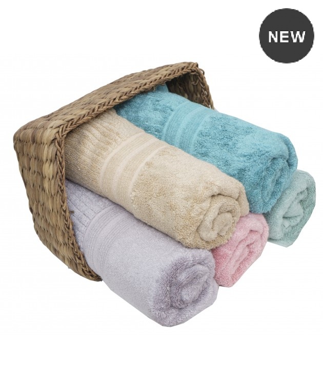 Πετσέτα χεριών (30Χ50) MODAL 1 BEIGE, ANNA RISKA Πετσέτες Mπάνιου