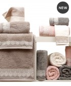 Πετσέτα σώματος KARLA BEIGE (70Χ140), ANNA RISKA ΜΠΑΝΙΟ