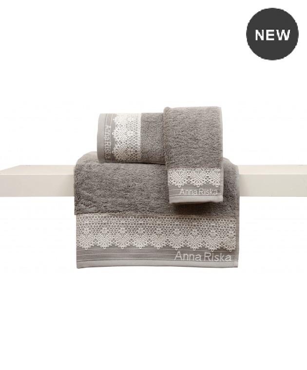 Πετσέτα προσώπου KARLA BEIGE (50Χ100), ANNA RISKA ΜΠΑΝΙΟ